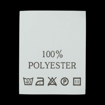 С102ПБ 100%Polyester - составник - белый (уп 200 шт.) (0)