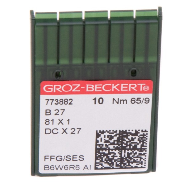 Иглы GROZ-BECKERT DCx27SES №65 (уп.10шт.)0