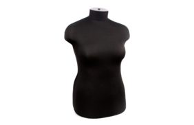 манекен женский р52 (104-84-110) мягкий цв чёрный купить по цене 9266 руб - в интернет-магазине Веллтекс | Тюмень
