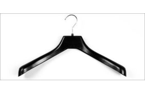 вешалка костюм 420*55мм без перекл. цв чёрный (уп 120шт) вк 42-03 (v-42) купить по цене 32.9 руб - в интернет-магазине Веллтекс | Тюмень
