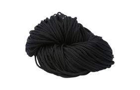 шнур для одежды круглый цв черный 5мм (уп 100м) 5-02 купить по 1.95 для тактического снаряжения в Тюмени 