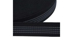 резинка тканая с латексом 3*4 цв черный 025мм (уп 25м) ekoflex купить по 42.4 для тактического снаряжения в Тюмени 