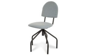 стул для швеи квета поворотный №10 кз№ ткань серая купить по цене 4750 руб - в интернет-магазине Веллтекс | Тюмень
