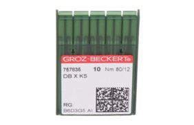 иглы groz-beckert dbxk5 №80 (уп.10шт.) купить по цене 153 руб - в интернет-магазине Веллтекс | Тюмень

