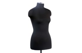 манекен женский р50 (100-79-106) мягкий цв чёрный купить по цене 9266 руб - в интернет-магазине Веллтекс | Тюмень

