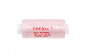 нитки швейные 40/2 400 ярд. цв.036 бело-розовый bestex купить по 17.3 - в интернет - магазине Веллтекс | Тюмень
.