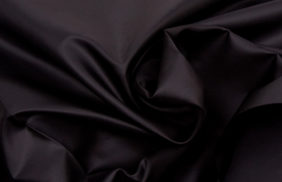 ткань подкладочная ветрозащитная 290t, 60гр/м2, 100пэ, 150см, черный/s580, (100м) wsr купить в Тюмени.
