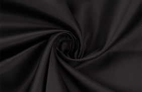 ткань подкладочная твил 67гр/м2, 100пэ, 150см, черный,s580, (50м) ks купить в Тюмени.